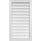 Ekena Millwork Vertical Surface Mount PVC Gable Vnt: Non-Functional, w/2"W x 1-1/2"H, Brickmould Frame, 20"W x 36"H GVPVE20X3602SN - alternate 1